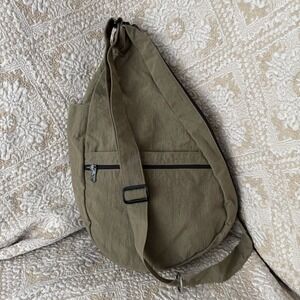 VTG Ameri Bag Nylon Comfort Back Crossbody *Small Stains* Granola Outdoor